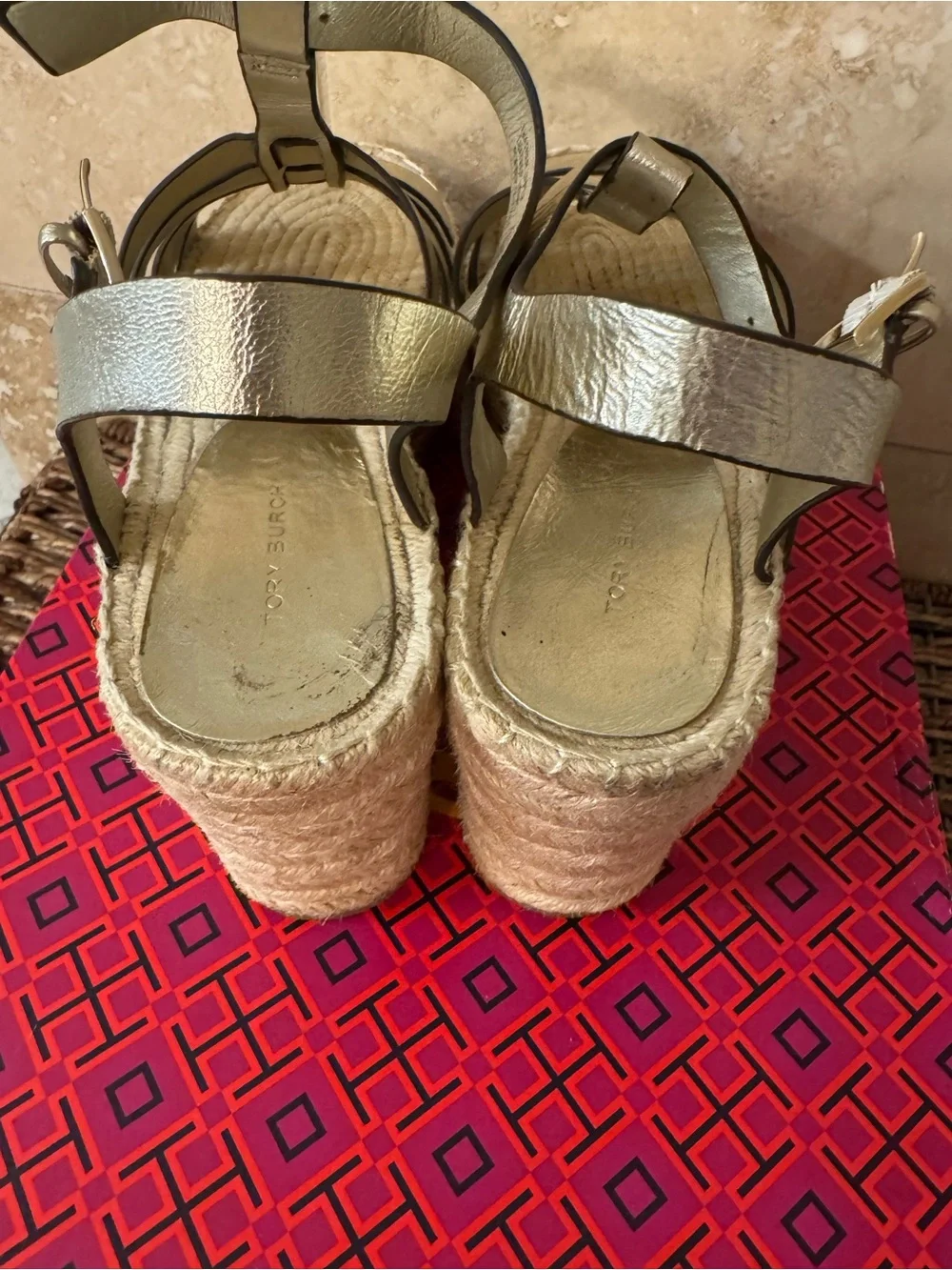 Tory Burch Fisherman Wedge Espadrille